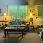 The Waltons interior living room is replicated inside the Walton's Mountain Museum in Schuyler, Virginia.
