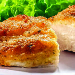 closeup of breaded chicken