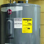 hot water heater in basement