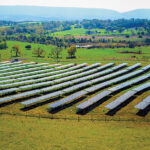 A field of solar panels as part of the Randolf Solar Project