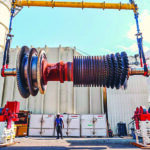 A rotor used at Marsh Run. A peaking plant owned by Old Dominion Electric Cooperative, Marsh Run provides fast, flexible power that supports grid reliability during peak demand.