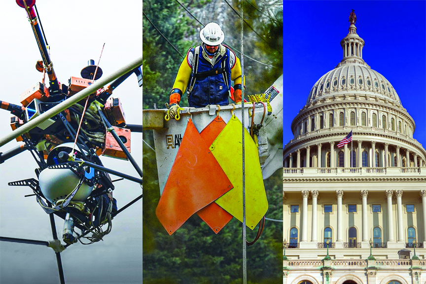 Drone; lineworker; U.S. Capitol