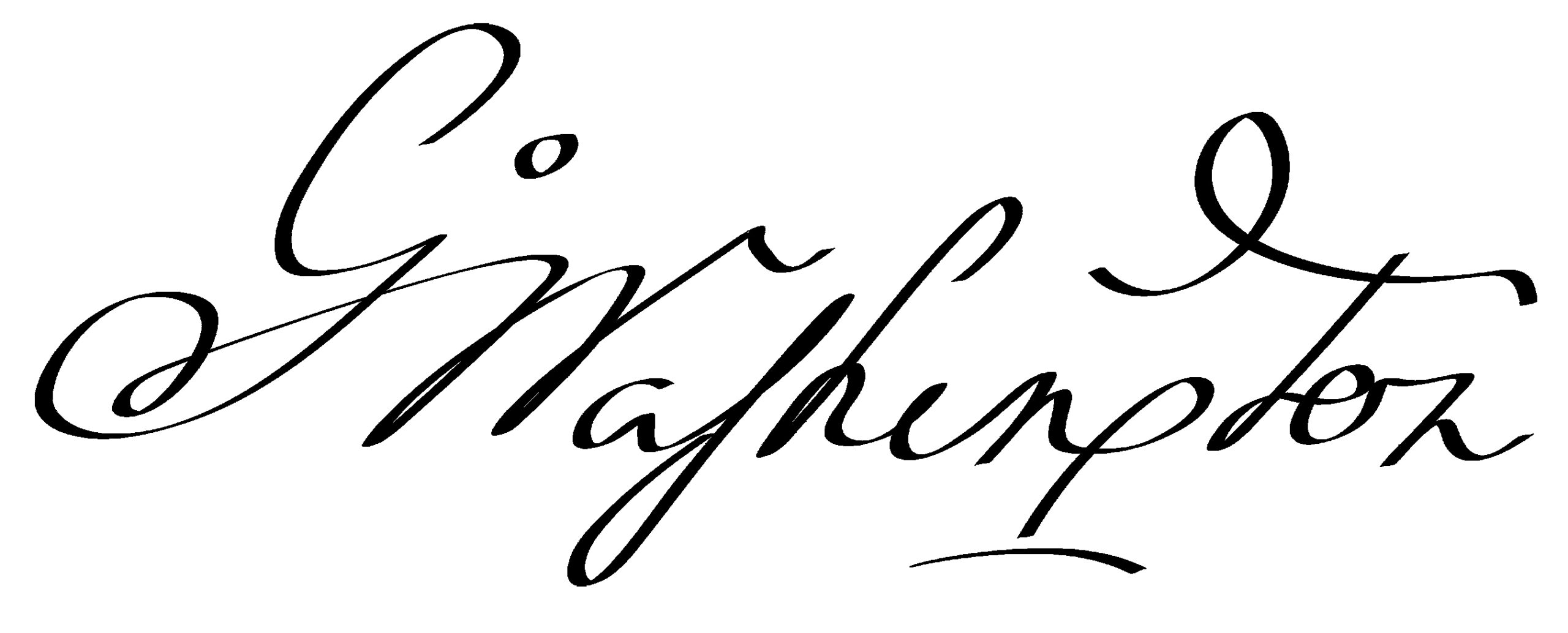 George Washington's signature