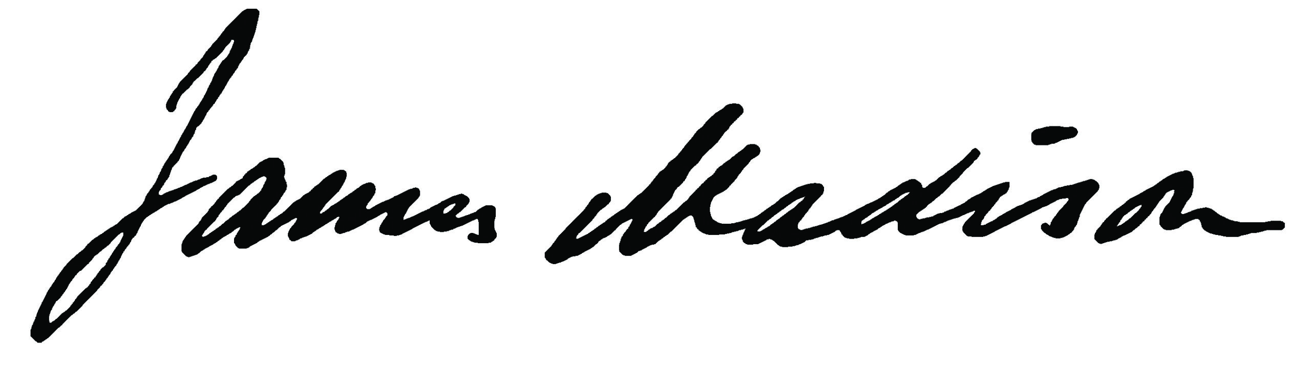James Madison's signature