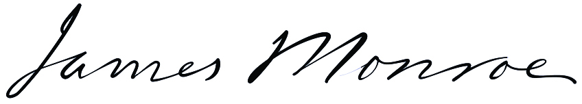 James Monroe's signature